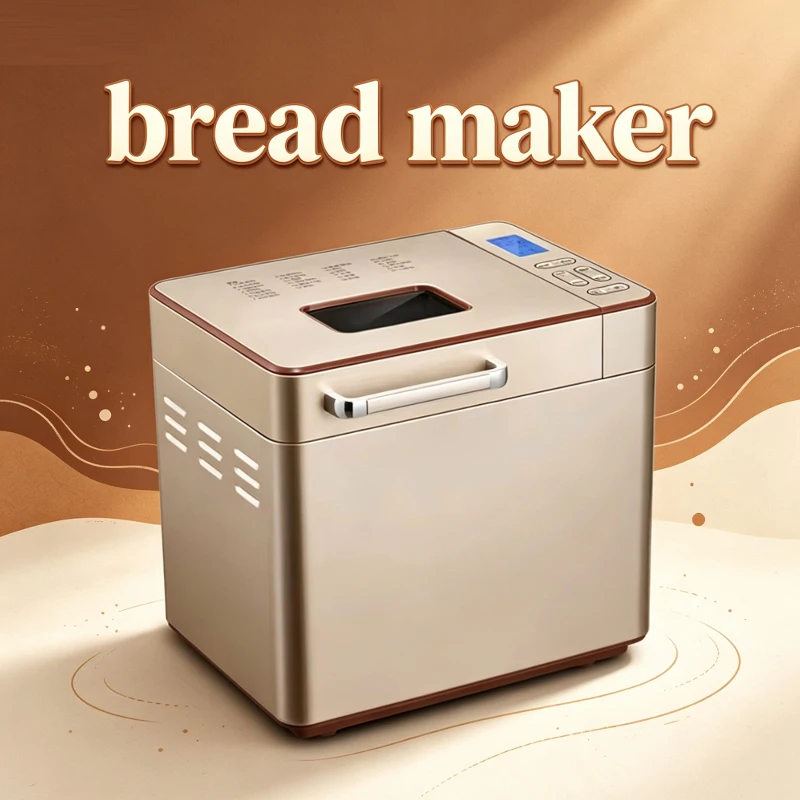 2-pound Stainless Steel Bread Maker With 25 Intelligent Cooking Programs, Including Accessories And Measuring Cups