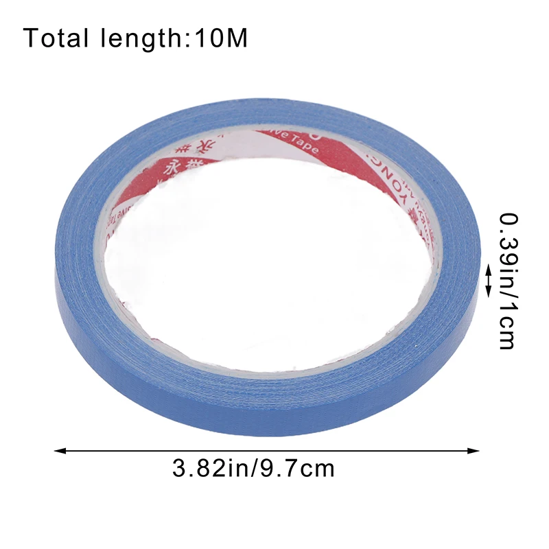 Raqueta de tenis de mesa de 10M x 10MM, tira protectora de borde de protección lateral, cinta protectora lateral anticolisión para murciélago de Ping Pong