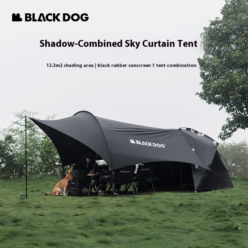 Naturehike BLACKDOG 自動テント キャンプ アウトドア ブラック