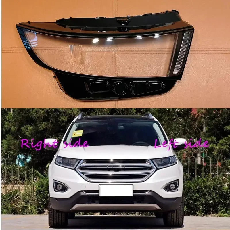 

For Ford Edge 2015 2016 2017 2018 Car Headlight cover Headlamp Lens Auto Shell Cover