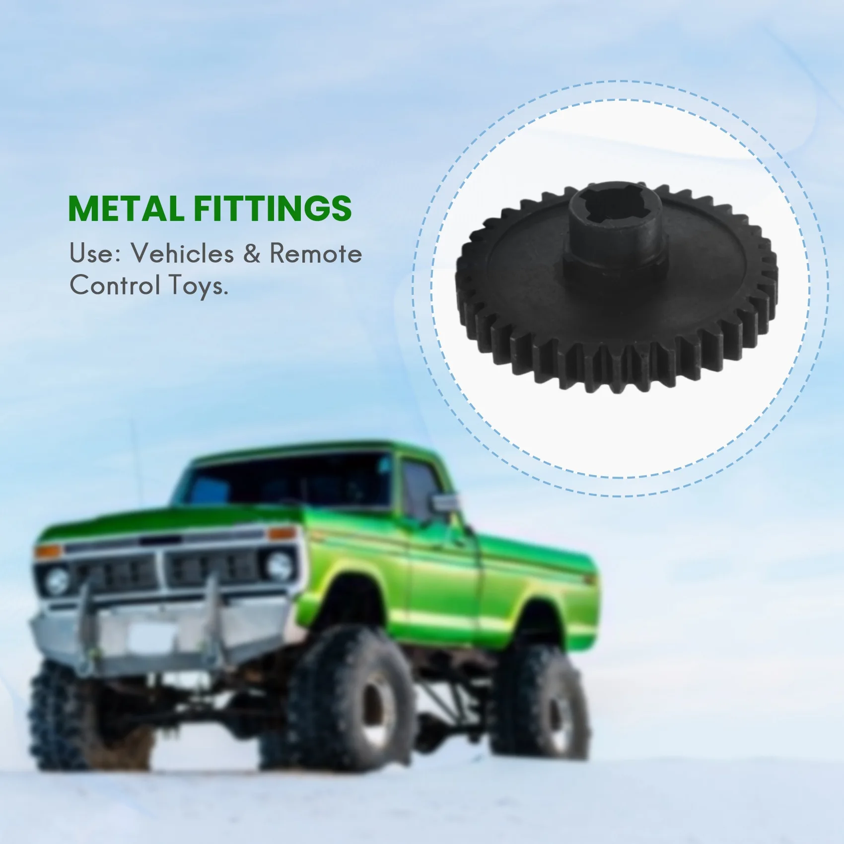 Steel Metal Diff Differential Main Gear 42T for 1/18 WLtoys A959-B A969-B A979-B K929-B RC Car Upgrade Parts