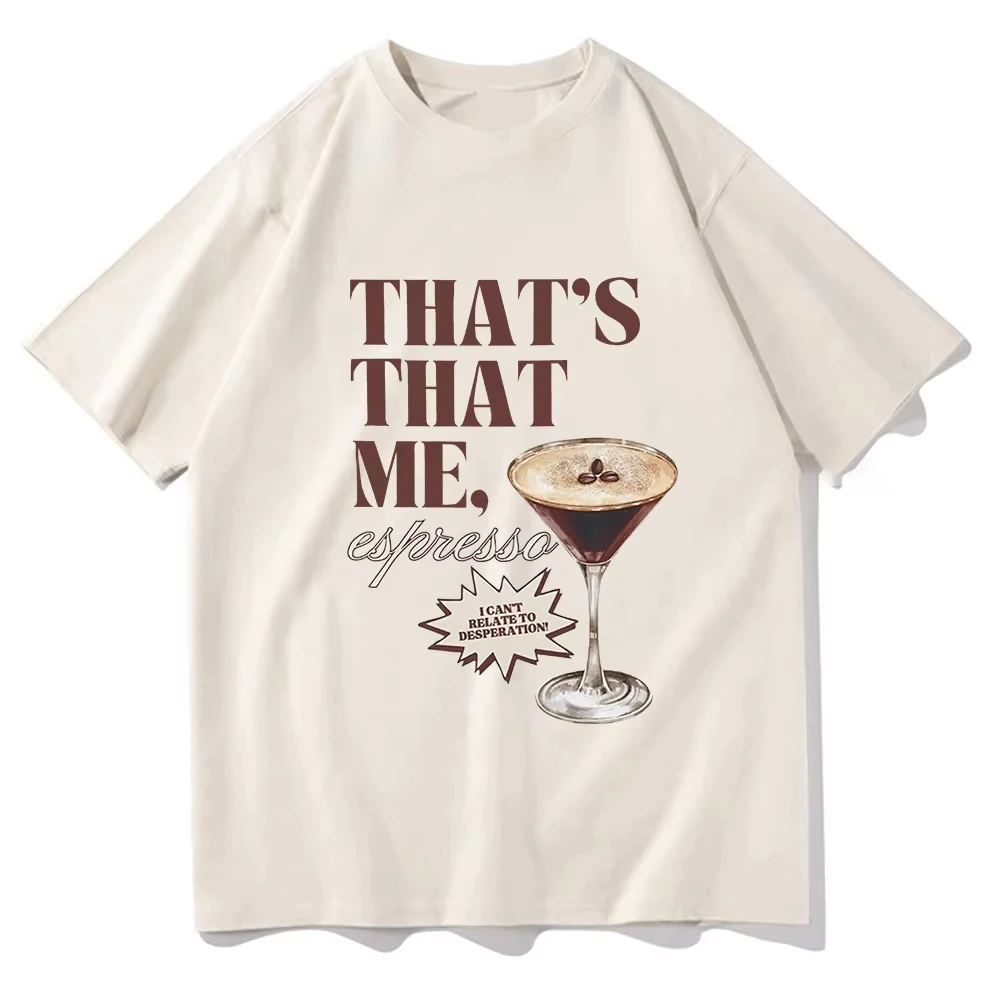 That’s That Me Sabrina Carpenter Espresso Tshirt Women Clothing Harajuku T-shirt Unisex Vintage Cotton Tops Graphic T Shirts