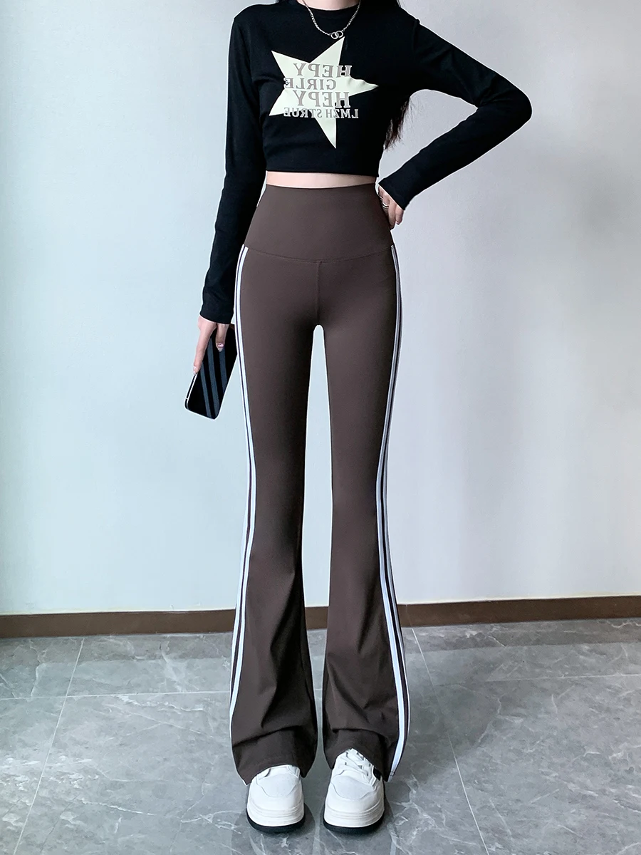 에탐 하이웨이스트 요가 팬츠 여성 슬림핏 복부 탄력 팬츠 신축성 베이스 레이어 피트니스 롱 트라우저