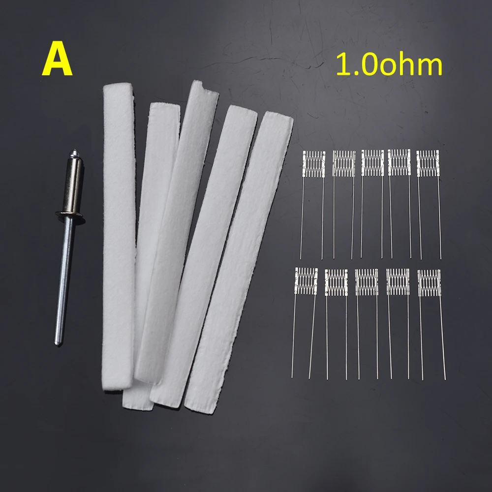5 Types Blind Rivets 1.0/1.2/0.6/0.8/0.9ohm Kit Resistance Wire for SPL-10 DIY Replacement
