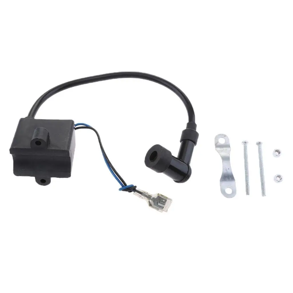 CDI Ignition Coil for 49-80cc 2-Stroke Engine Motorized Bicycle Black