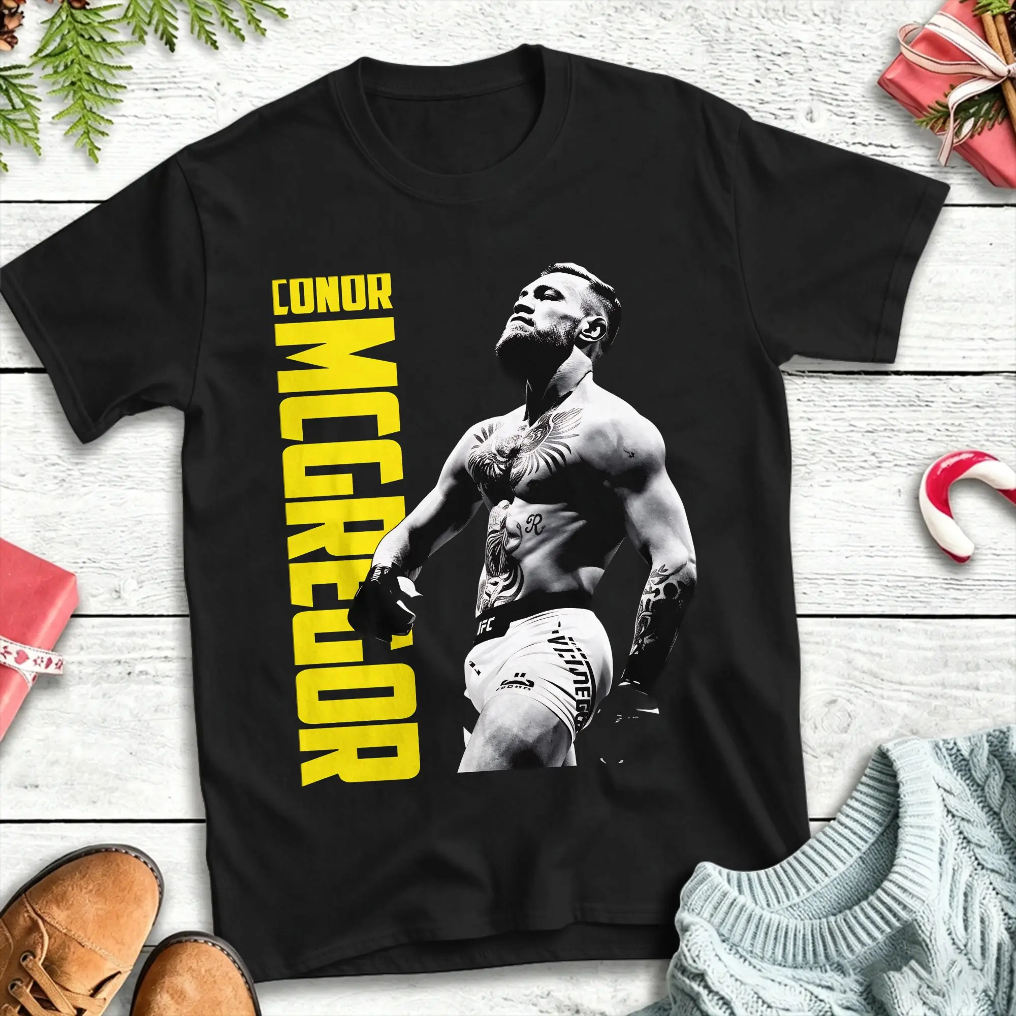 Conor Mcgregor Notorious 100 Cotton T-Shirts  Hip Hop Tee Shirt for Mens Summer Y2K Classic Pattern Short Sleeve Tees