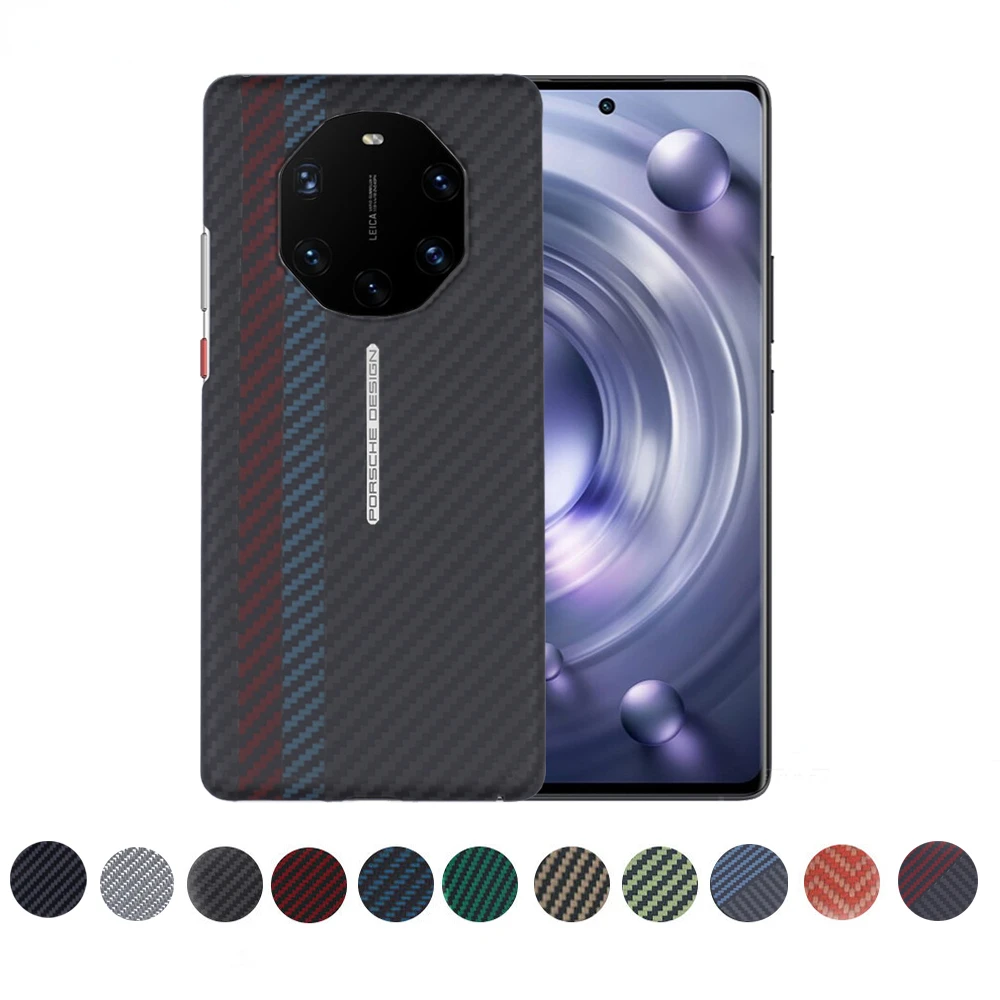 

UltraThin Carbon Fiber Cases For Huawei Mate40 RS Aramid Fiber Matte Protective Business Shell For Mate40RS Mate40 RS CASE Cover