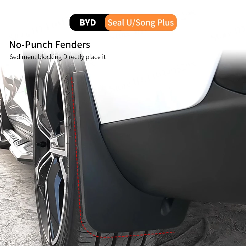 

BYD Seal U Song Plus Dm-i Ev 2021-2024 Mud Flaps Champion Edition Mudflaps Splash Guards Mud Flap Front Rear Mudguards Fender
