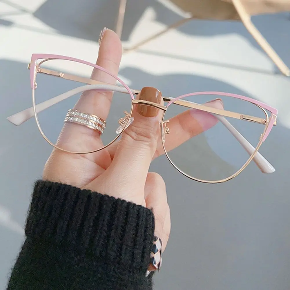 Fashion Korean Blue Light Blocking Glasses Women Optical Spectacle Eye Protection Computer Eyeglasses Brand Designers Eyewear