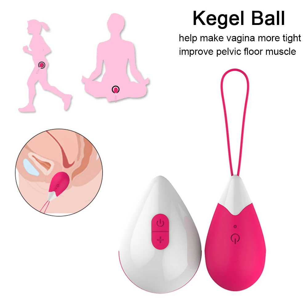 

Kegel Exerciser 10cm Wireless Jump Egg Vibrator Egg Remote Control Body Massager For Women Adult Sex Toy Sex Product Lover Games