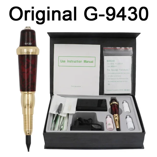 Original Taiwan Tattoo Gun Giant Sun G-9430 with Battery Complete Tattoo Kit Professional Permanent Makeup Tattoo Machine