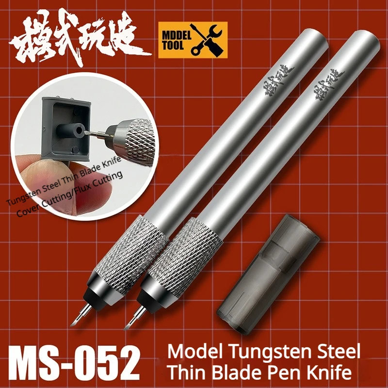 MSWZ MS-052 45 ° /60 °   Canivete de Lâmina Fina de Aço de Tungstênio para Modelismo, Trimmer e Cortador de Mascaramento para Ferramentas DIY de Modelos Militares Gundam