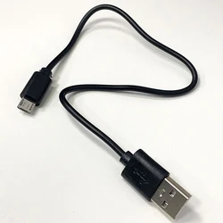 30CM black USB Charge Cable Mobile Phone Cord For Android Bluethood-compatible Headset Pure Copper Charging Cord Black White
