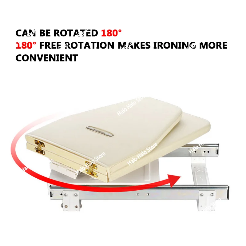 Cloakroom home folding wardrobe ironing board hidden ironing board electric iron stand push-pull damping ironing