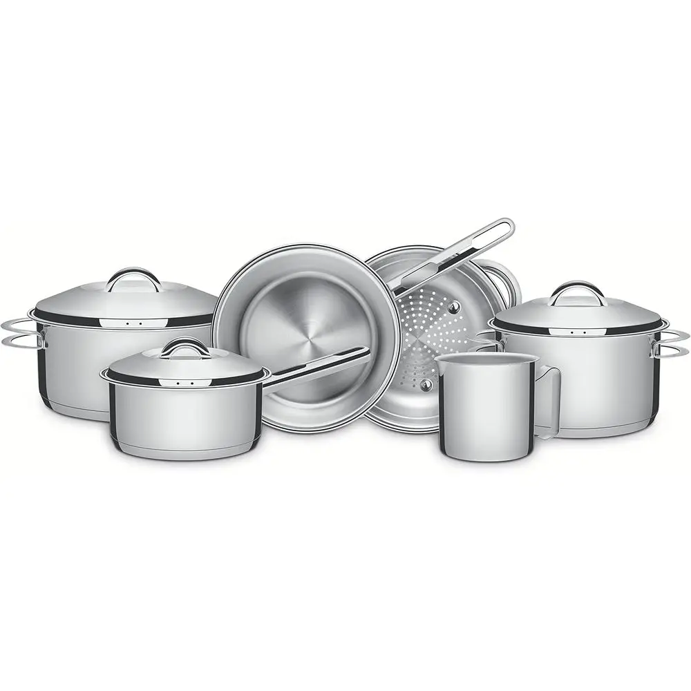

Stainless Steel 65-Piece Cookware Set