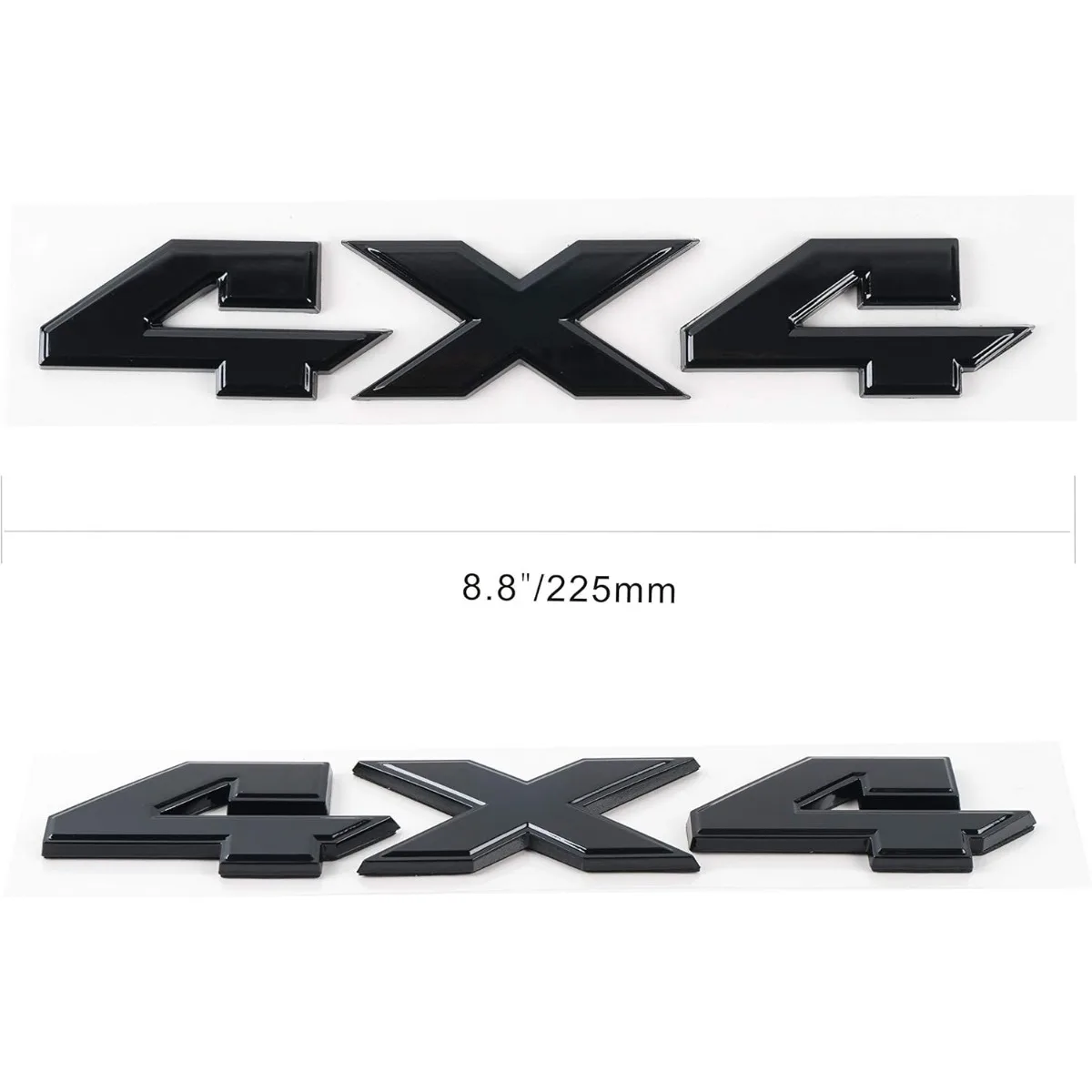 4X4 Emblem 8.8 Inch Badge for Dodge Ram 1500 2500 3500 Ford F150
