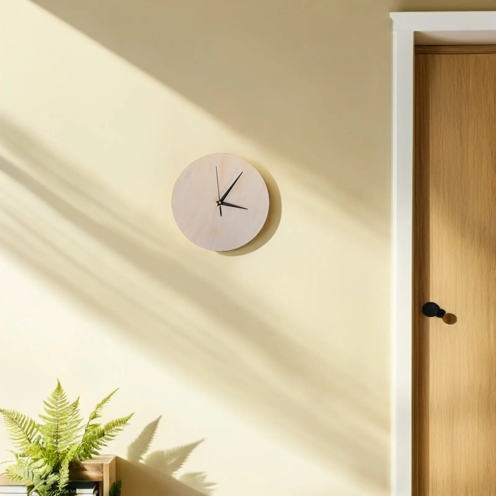 

Unfinished Wooden Clock Face Wall Clock Panel DIY Craft Living Room Hotel Entryway Decor Clock Face Kids Painting Art Supplies