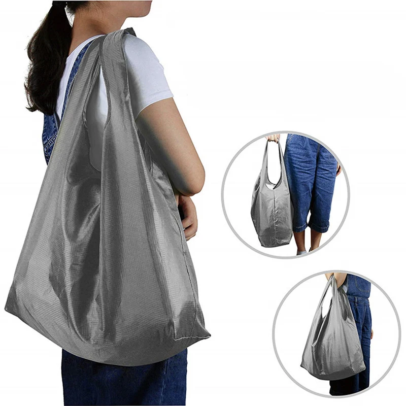 multiple Foldable Portable Shopping Bag Reusable Environmental Protection Tote Home Travel Waterproof Storage Oxford Cloth