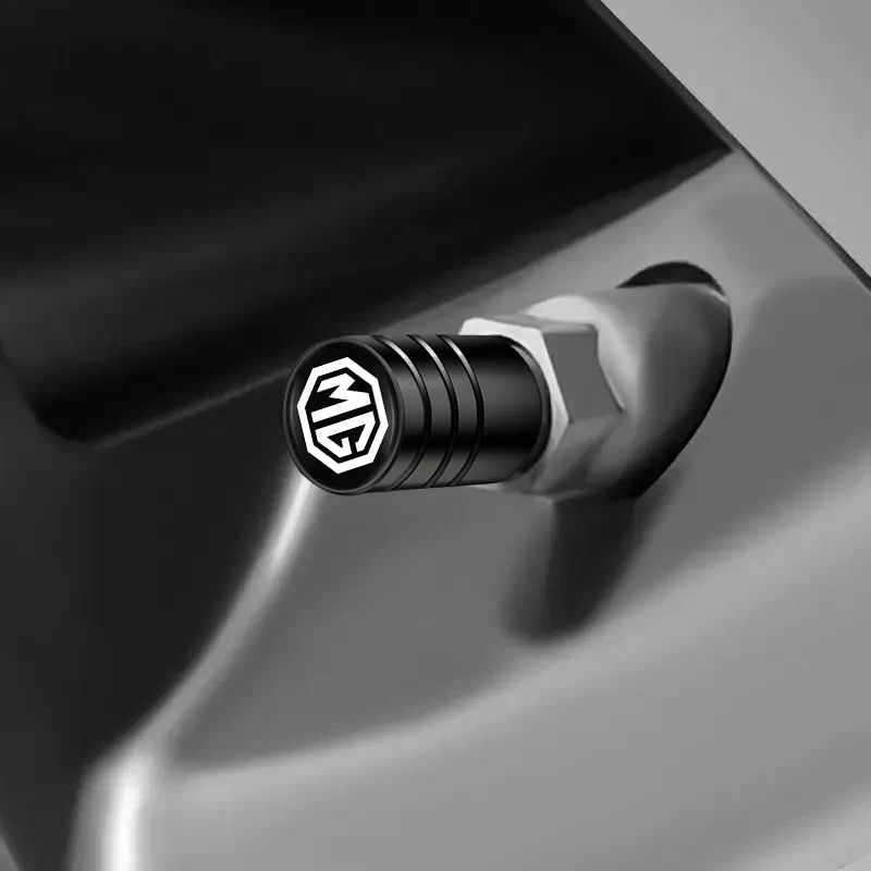 4 قطعة سيارة الإطارات صمام ينبع غطاء الألومنيوم عجلة غطاء صمام الهواء لموريس المرآب MG MG3X-Cross MG6-New EZS-الطيار النقي HS ZST ZS