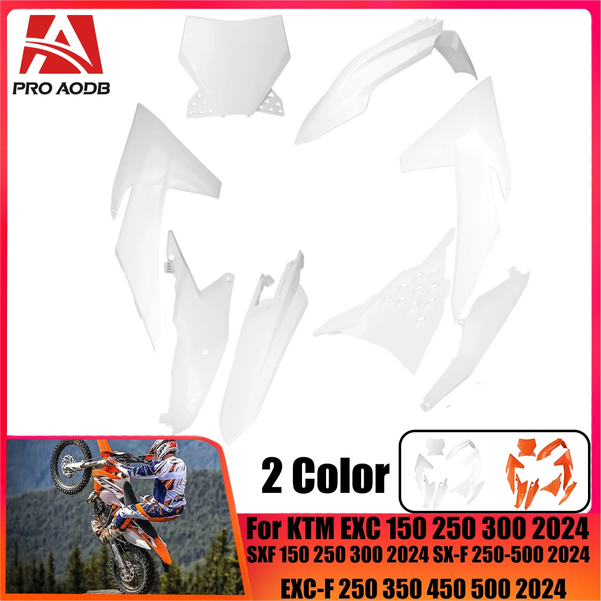 

2024 New Motorcycle Full Body Protective Shield For KTM EXC CKD EXC-F EXC SXF EXC-F SX-F CKD 150 250 300 450 500 Dirt bike