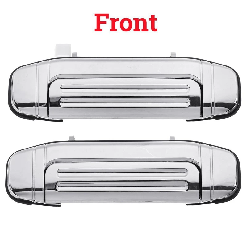 Front Pair Outside Door Handle Plating for Mitsubishi Montero Pajero V46 V31 V32 V33 V43 V45 V46 MR156876 MR156875