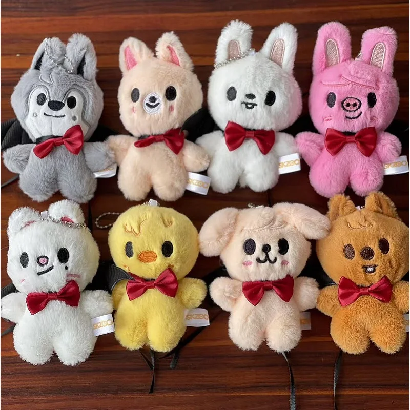 

New Straykids Plush Keychain SKZOO Plush Toy Halloween Batman Devil Cloak Keychain Pendant Children's Creative Toy