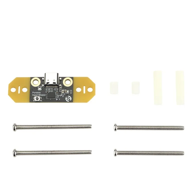 Portable Acceleration Sensor for 3D Printer Vibration Tuning with RP2040 Main Control Chip Compatible with Klipper Input