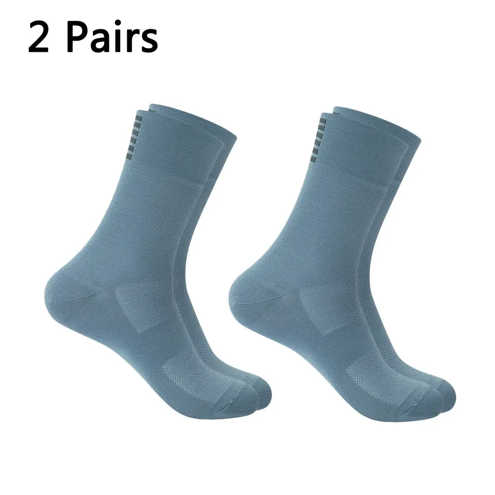 2 pais hochwertige Beruf Team Männer Frauen Rad socken Fahrrads ocken atmungsaktive Fahrrads ocken Outdoor Sportswear Renn socken