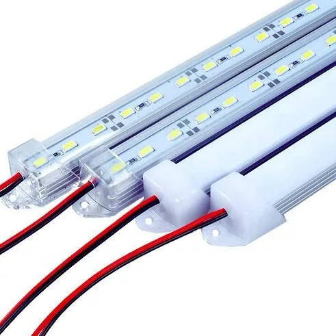 5PCS 7W 5630 LED Bar U Groove Light 50CM 36LEDs LED Strip DC 5V 12V 24V LED Tube Hard LED Strip Warm Cool Natural White 4000K
