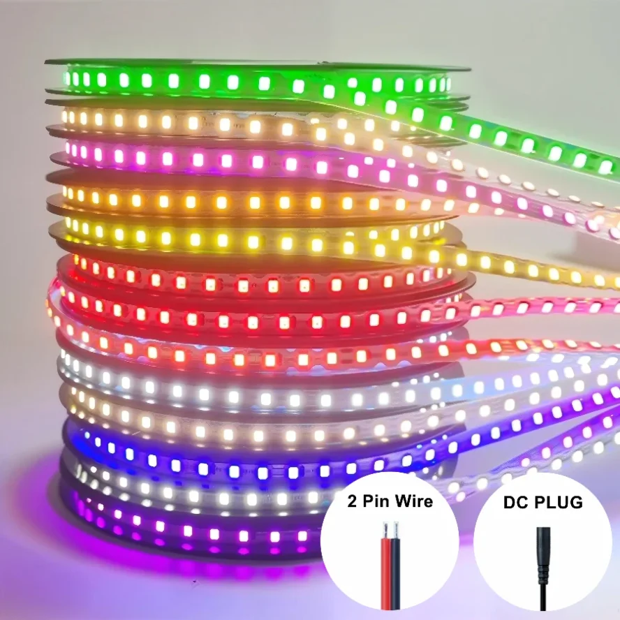 13Color 50m~0.5m Bendable DC12V S Shape LED Strip 6mm Width SMD2835 120LED/m Flexible Foldable String Light DIY Neon Sign Letter
