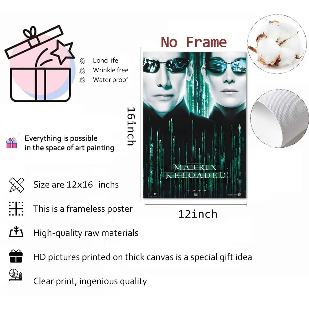 ملصق قماشي لفيلم M-Matrix للخط: مجاني للتجاعيد ومقاوم للماء ومتين لجميع الفضاء لتزيين الحائط #6