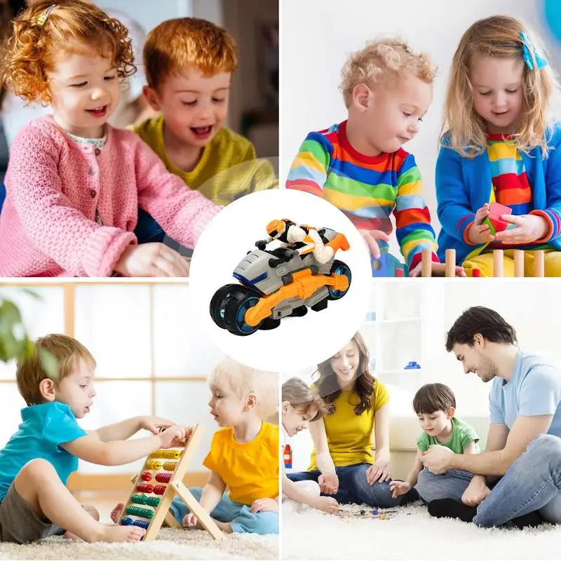 Motorcycle Toy For Kids Electric Stunt Race Motorcycle For Kids 360 Rotating Wheels Stunt Motorbike With Light And Music For