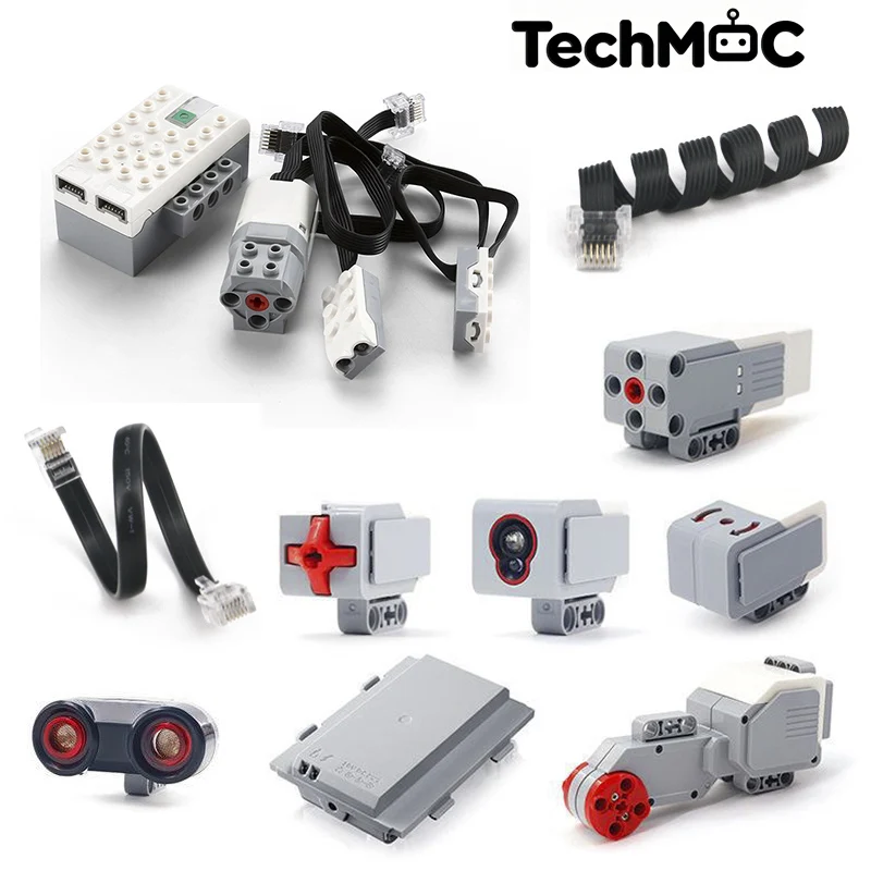 SC3.0 Programming Robot Motion Sensors Building Blocks Compatible with EV3 Large Servo Motor Sets 45544 and 45560 WEDO 2.0 Parts