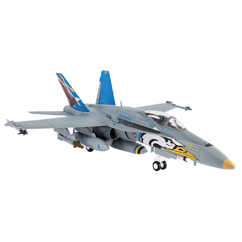 

1/72 Scale Model Diecast Metal Alloy Model F/A-18C VFA-82 F18C Hornet Aircraft Airplane US Navy Fighter Toys Display Collection