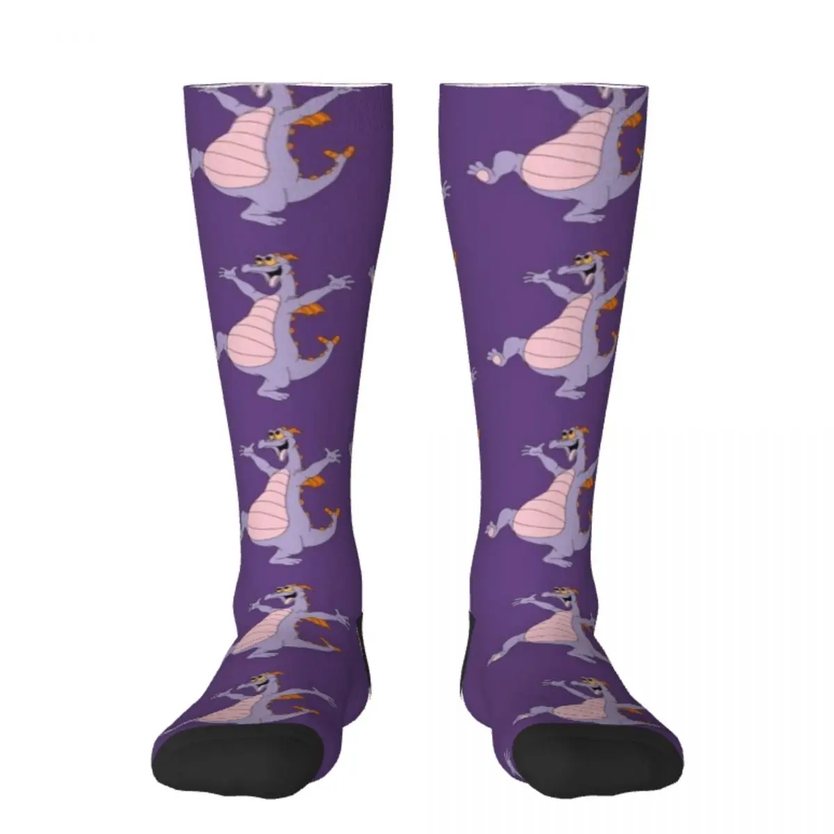 

Figment - Theme Park Art Socks Antiskid soccer Christmas floral cartoon Socks Male Women's