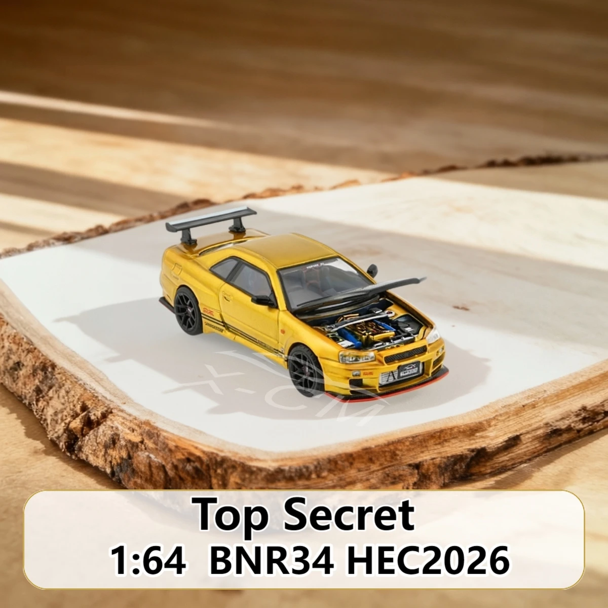 1/64 Diecast Model Car Model BMC TopSecret BNR34 HEC2026 Gifts for