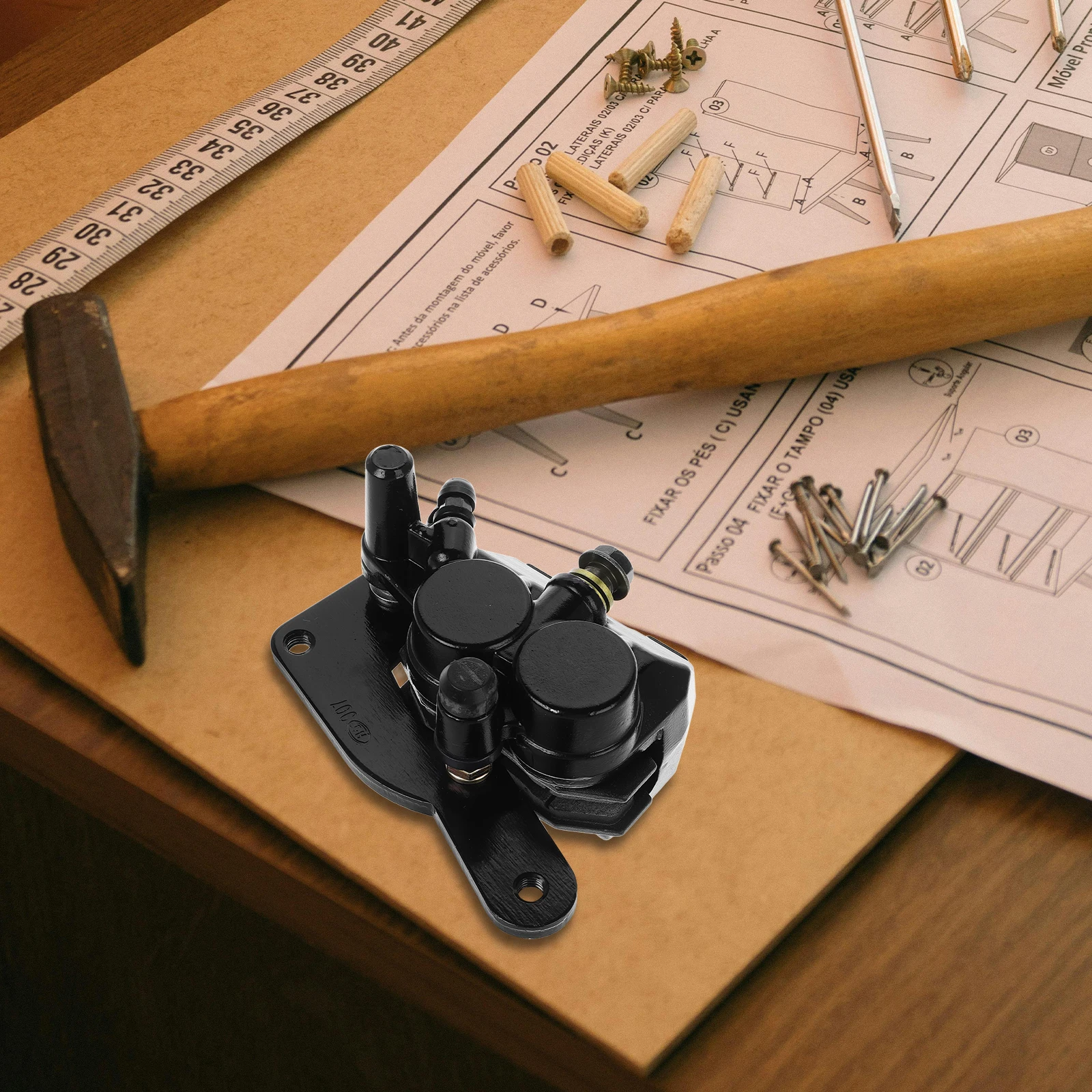 

Disc Brake Caliper Rear Replacement Motorcycle ATV Parts Pump Aluminum Alloy Durable Lightweight Storage