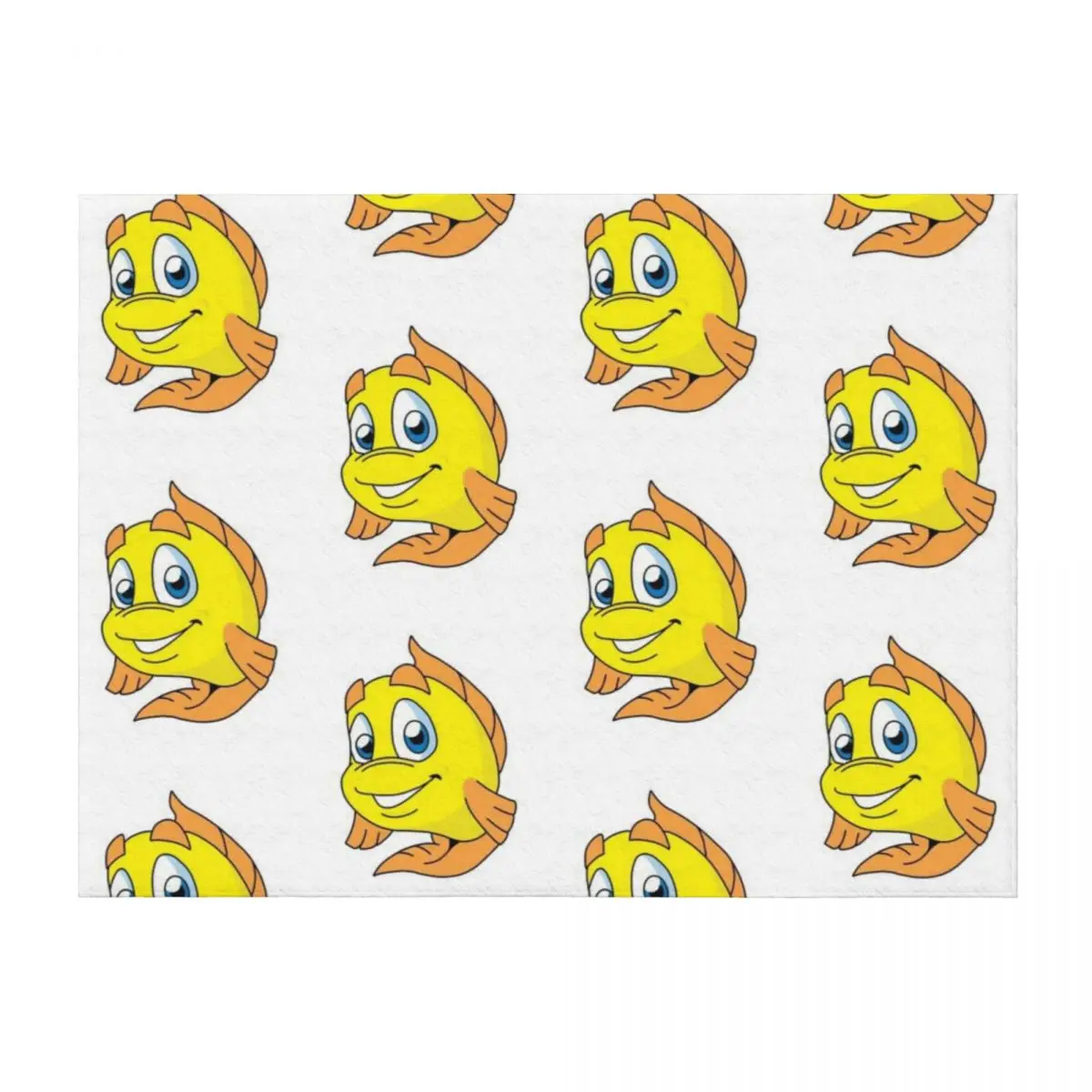 Freddi Fish Throw Blanket Heavy Bed linens Travel Blankets