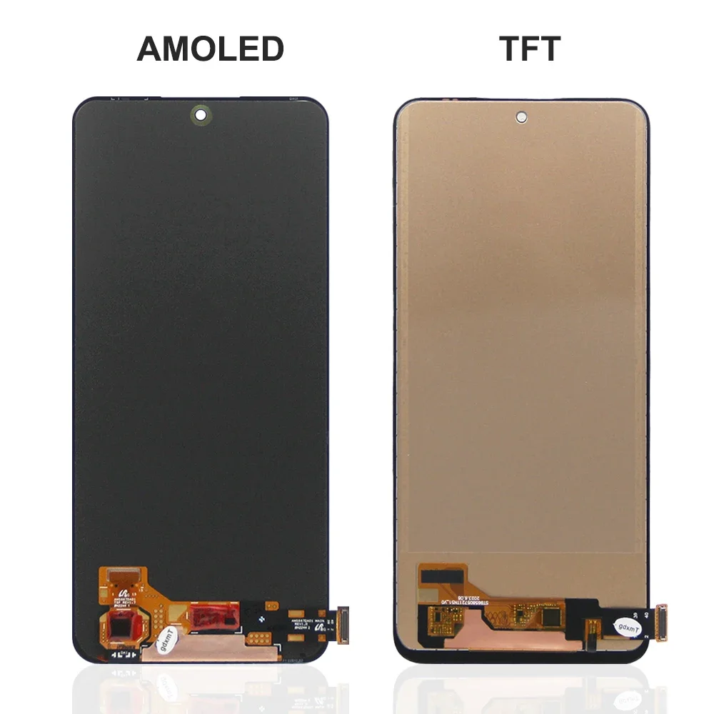 Super AMOLED Screen For Xiaomi Redmi Note 12 4G Lcd Display Touch Screen with Frame Assembly for Redmi Note 12 4G 23021RAAEG LCD