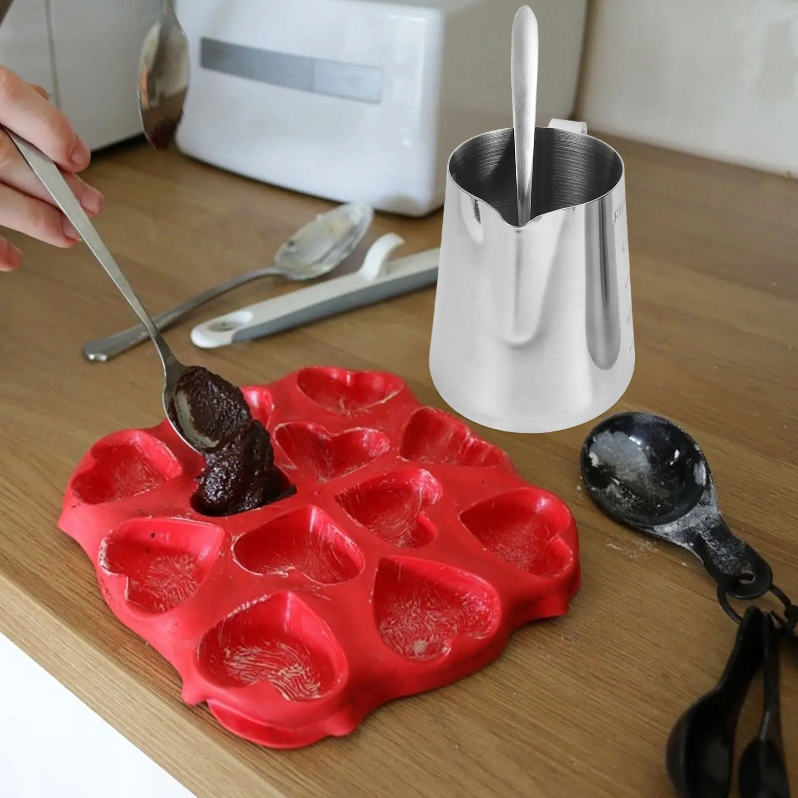 

Набор из 2-х ванн для плавления воска, нержавеющая сталь, печь для плавления шоколада, аппарат для изготовления мыла и конфет ручной работы