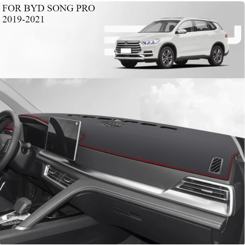 

FOR BYD SONG PRO 2019-2021 Car Dash Mat Dashmat Dashboard Mat Cover Sun Shade Dash Board Cover Carpet Accessories