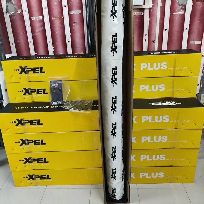 طبقة حماية طلاء السيارات XPEL عالية اللمعان من مادة TPU PPF، شفاء ذاتي، شفافة مضادة للخدش، مضادة للتصفر