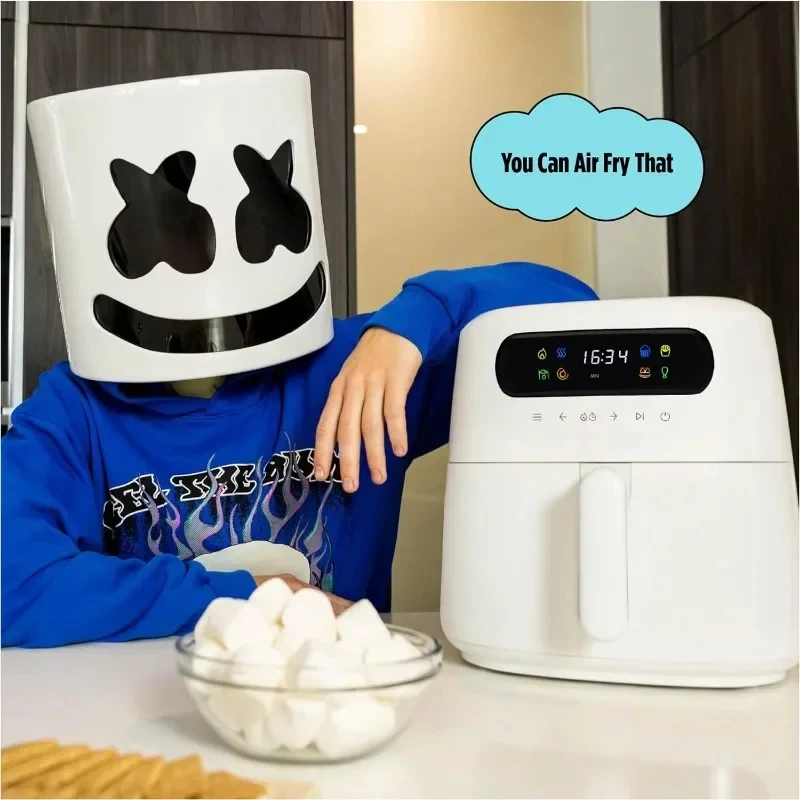 Digital Air Fryer Touchscreen Temperature Control Timer and Auto-off Features Comes with Silicone Cupcake Molds