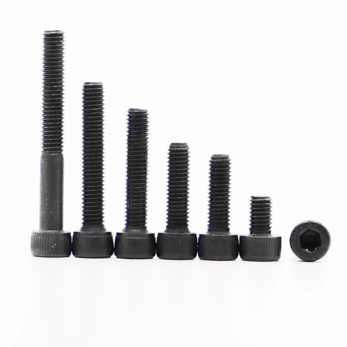 Tornillo hexagonal de cabeza de vaso, 10-50 piezas, M1.6, M2, M2.5, M3, M4, M5, M8, M10, negro, 12,9, acero al carbono, DIN912