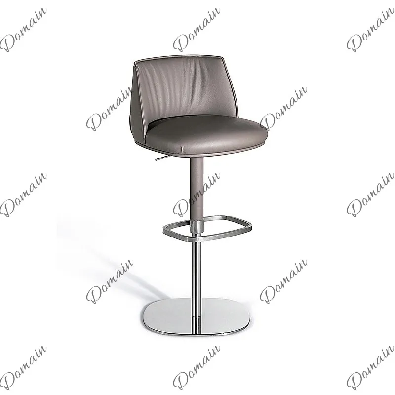 Modern Adjustable Swivel Bar Stool with Backrest, Height Adjustable Counter Stool for Home Bar Villa