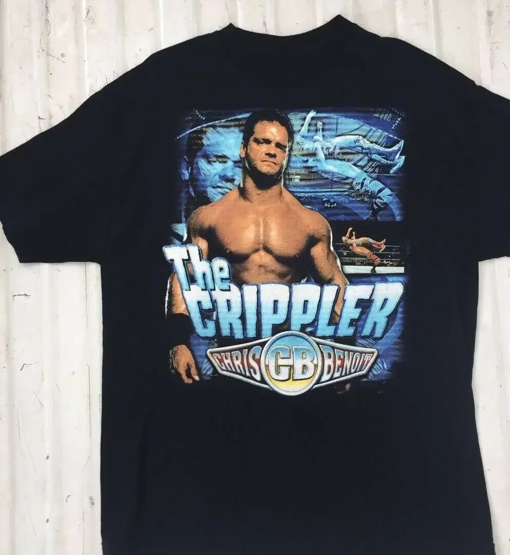 

Chris Benoit The Crippler Popular Wrestler Sports Fan T Shirt 3A848