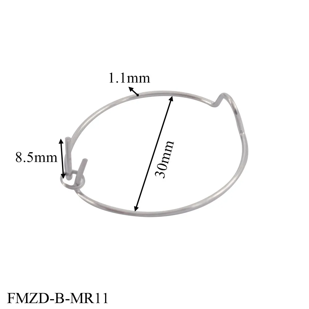 Manufacture MR11 lamp spring clips,Lamp retaining spring clip ring MR11 GU4 low voltage spot light downlight 35MM