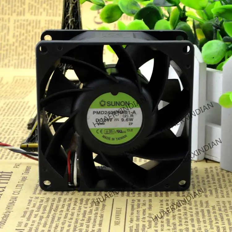 جديد 8 سنتيمتر 8038 24 فولت 9.6 واط PMD2408PMB1-A مروحة التبريد الجمعية عدة