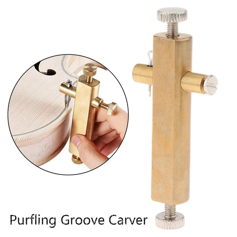 

SYDS New Violin Making Tools Brass Purfling Inlay Inlaid For Groove Maker Luthier Tool Musical Instrument Accessories