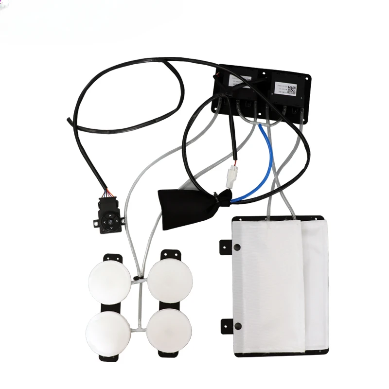 12V Car SeatAir Massage Lumbar RestAviation SeatFour Lumbar SupportFour-Point Massage Comfort System